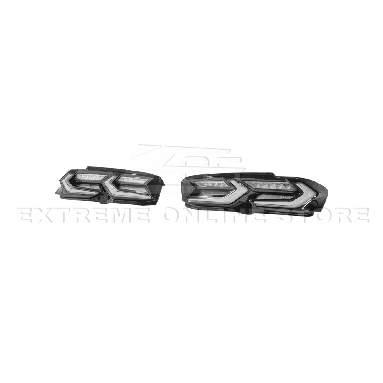 Chevrolet Camaro C8 Style Sequential LED Rear Taillights Smoke Clear Red Lens 2019-Up
