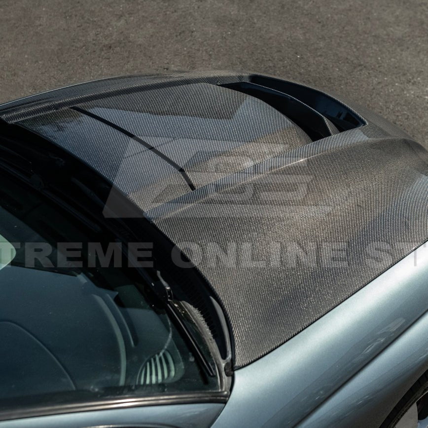 Pontiac GTO ZR1 Style Carbon Fiber Middle Vented Hood 2004-2006