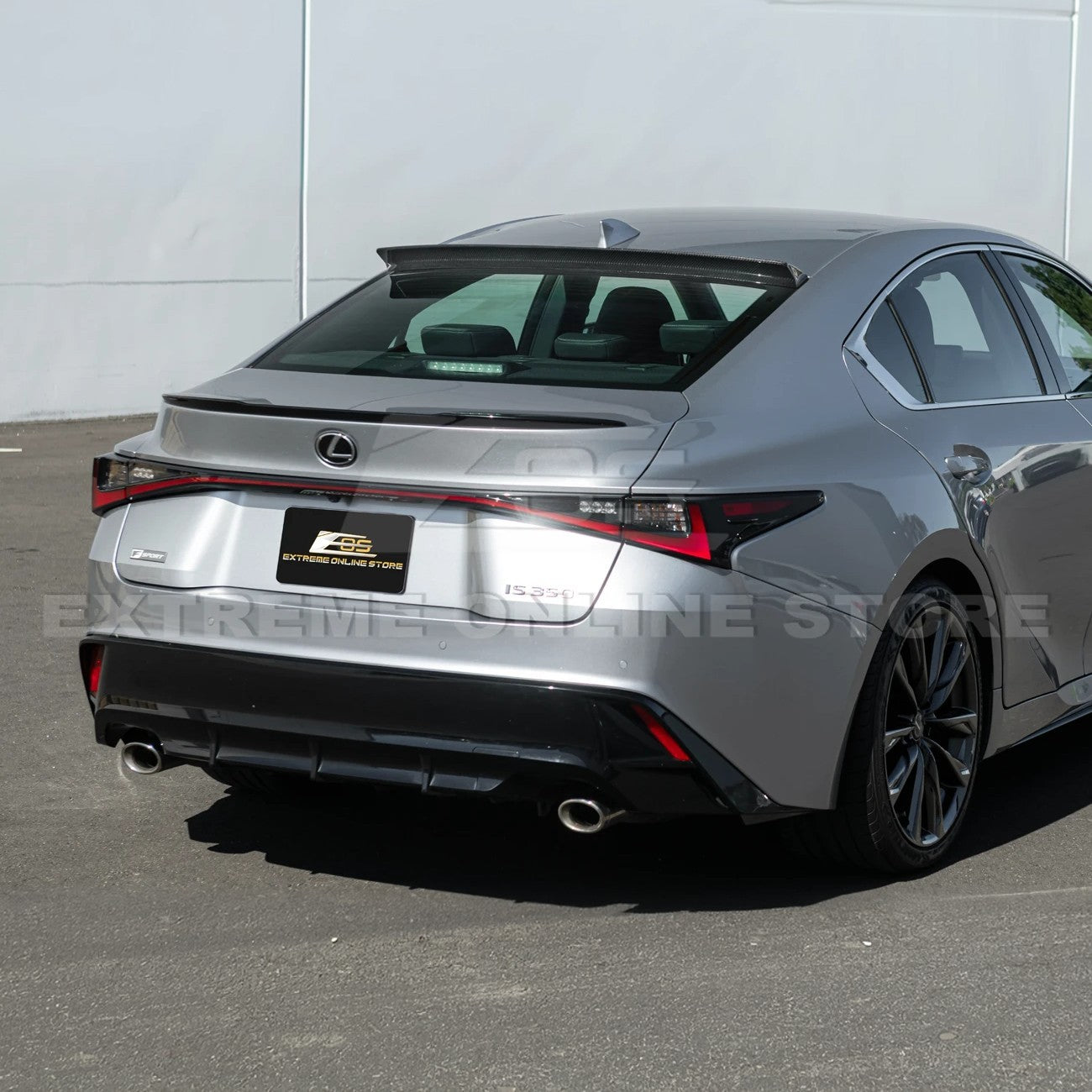 Lexus IS Series XE40 JDM Style Carbon Fiber Rear Roof Window Spoiler 2021-Up