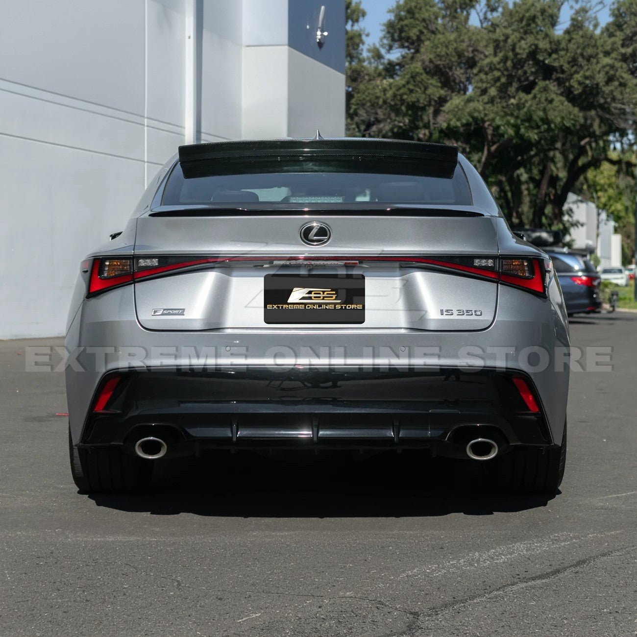 Lexus IS Series XE40 JDM Style Carbon Fiber Rear Roof Window Spoiler 2021-Up