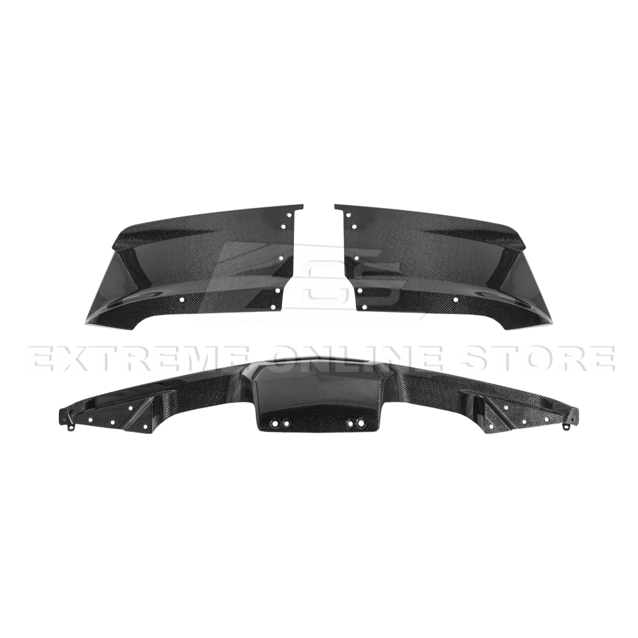 Cadillac ATS-V Factory Style Carbon Fiber Rear Bumper Diffuser Lip 2016-2019