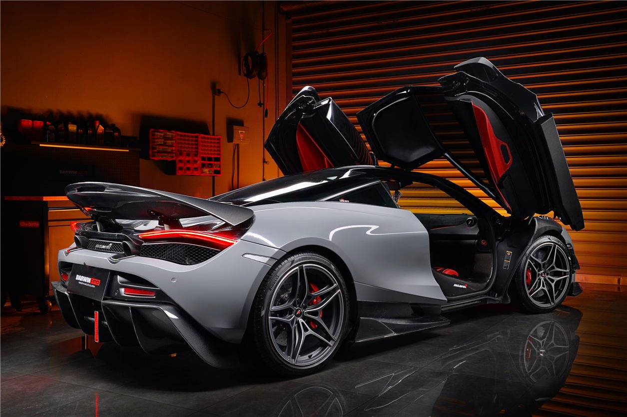 2017 - 2021 McLaren 720S Se²NWB Style Carbon Fiber Side Skirts