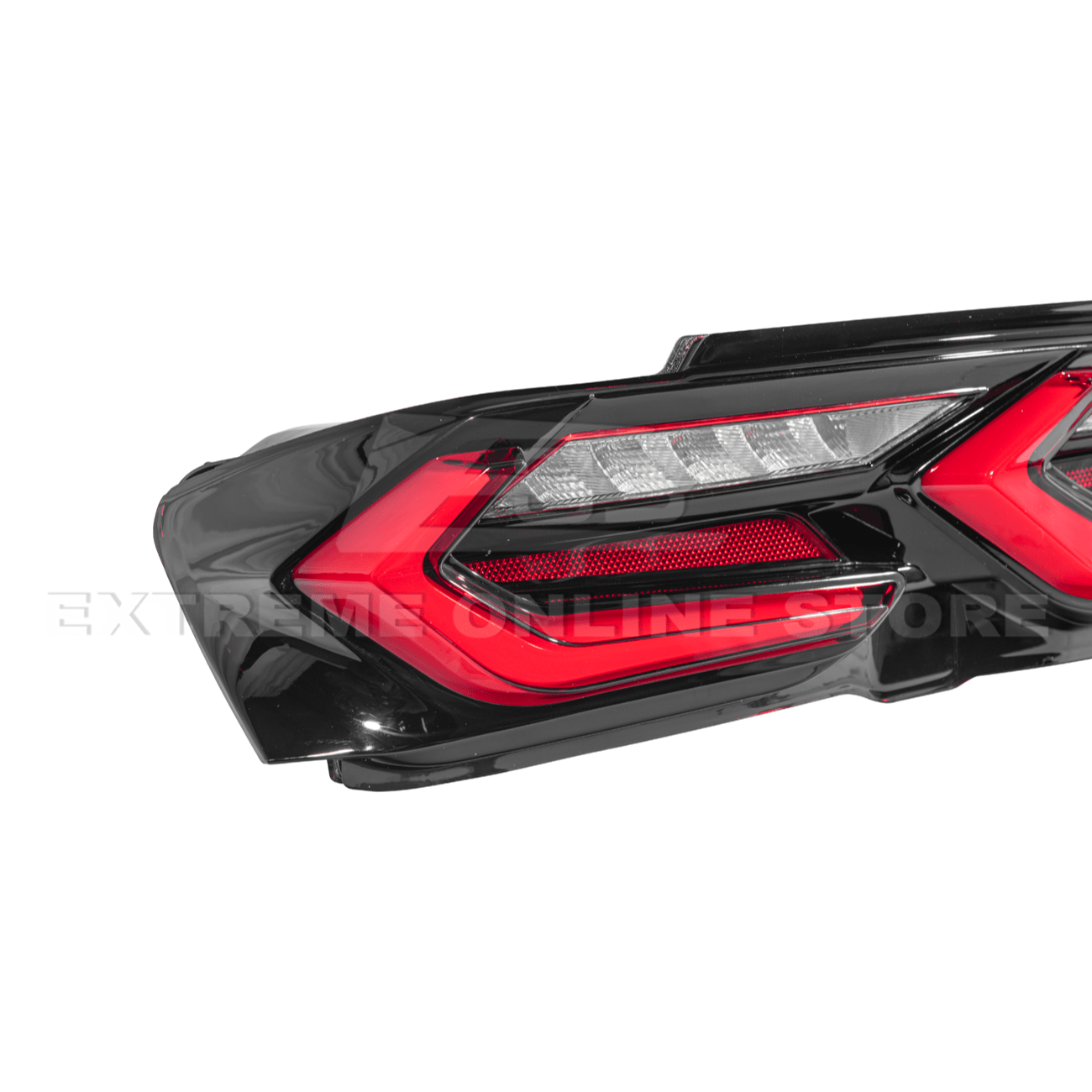 Chevrolet Camaro C8 Style Sequential LED Rear Taillights Smoke Clear Red Lens 2019-Up