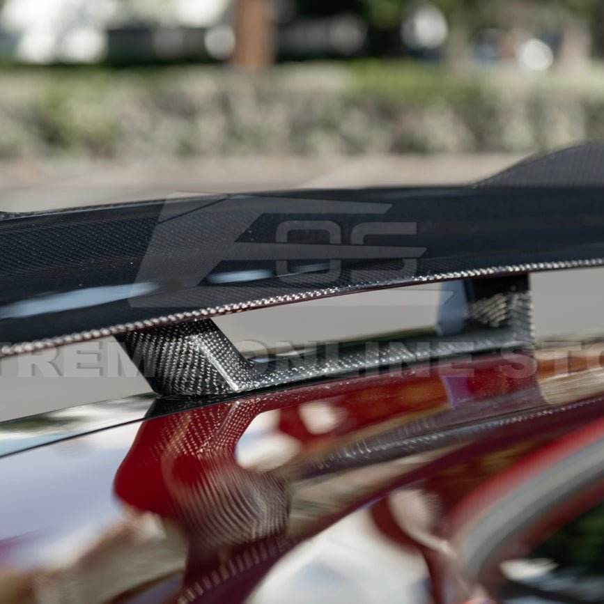Ford Mustang S650 Dark Horse Style Rear Wickerbill Wing Spoiler Gloss Black Matte Black 2024-Up
