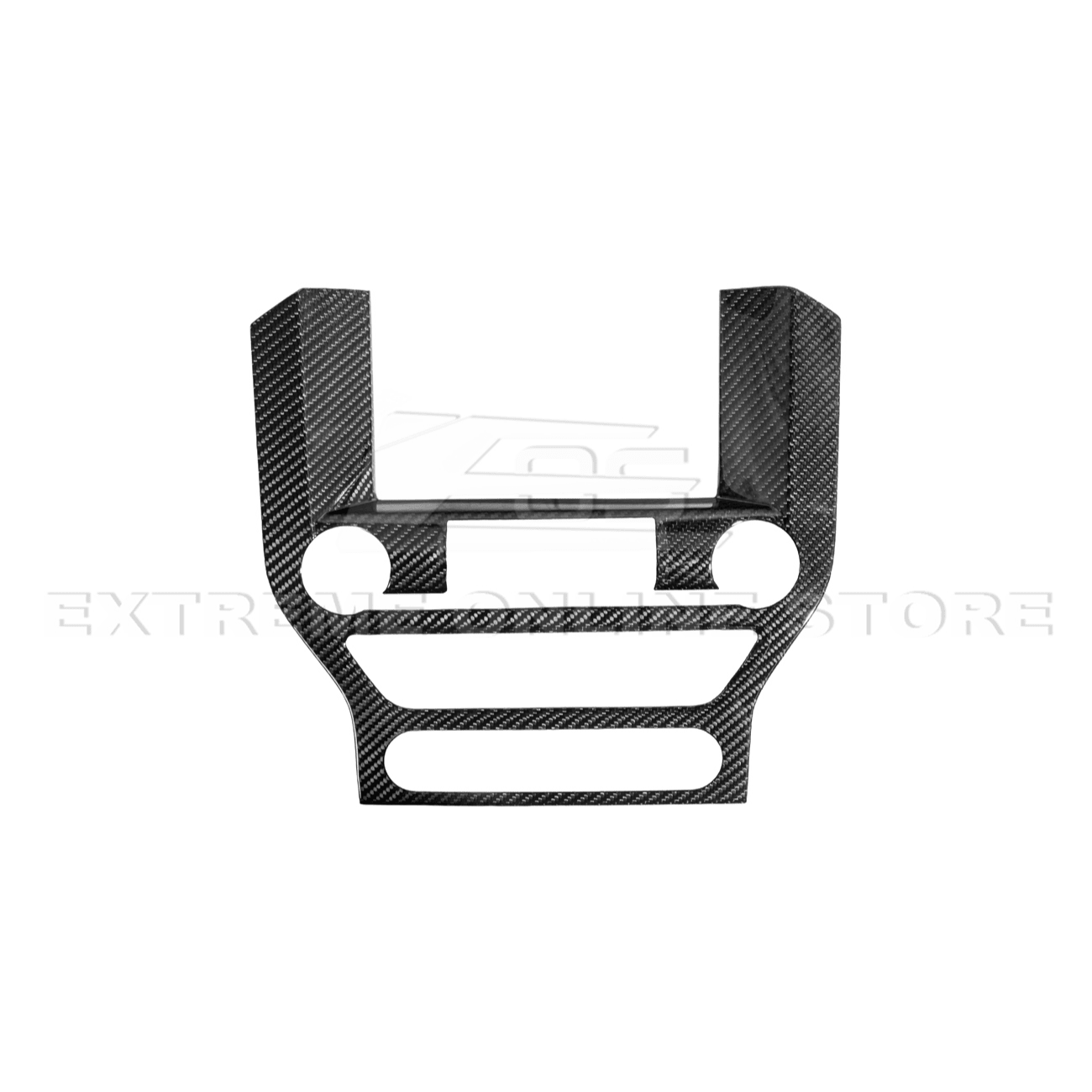 Ford Mustang S550 Factory Style Dry Carbon Fiber Center Console Control Panel Cover 2015-2023