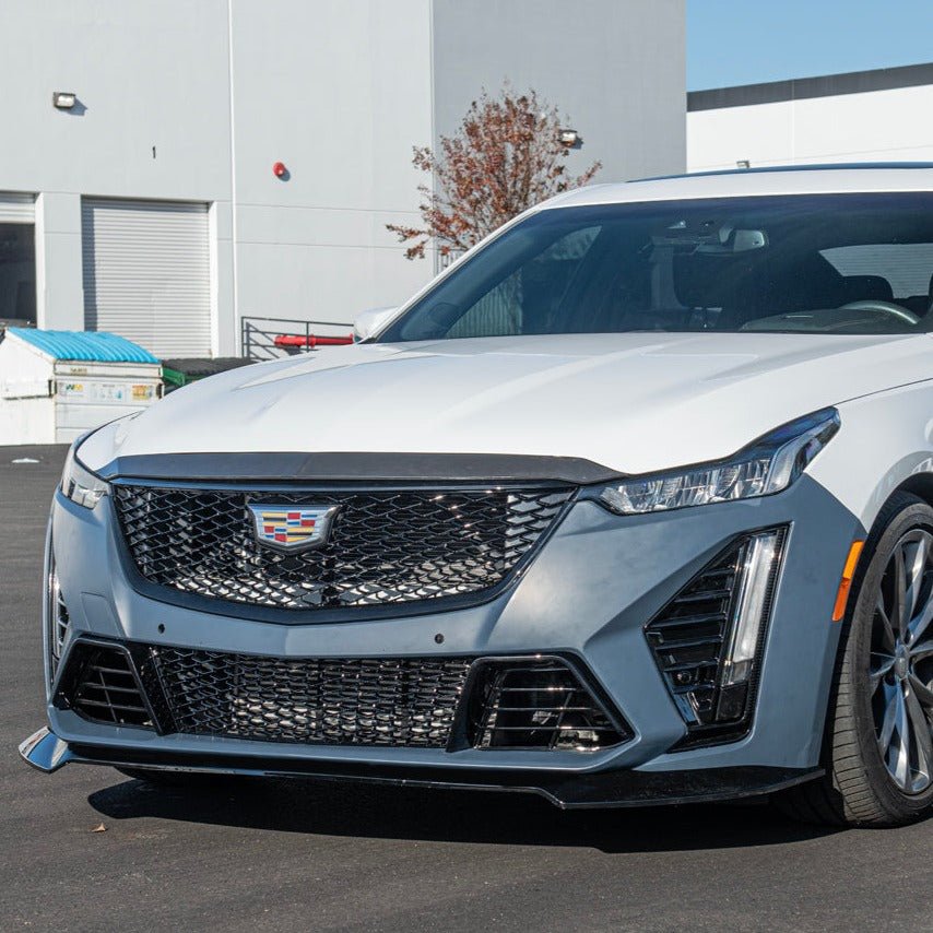 Cadillac CT5 V CT5 Sport Blackwing Style Primed Black Front Bumper Conversion Kit 2020-2024