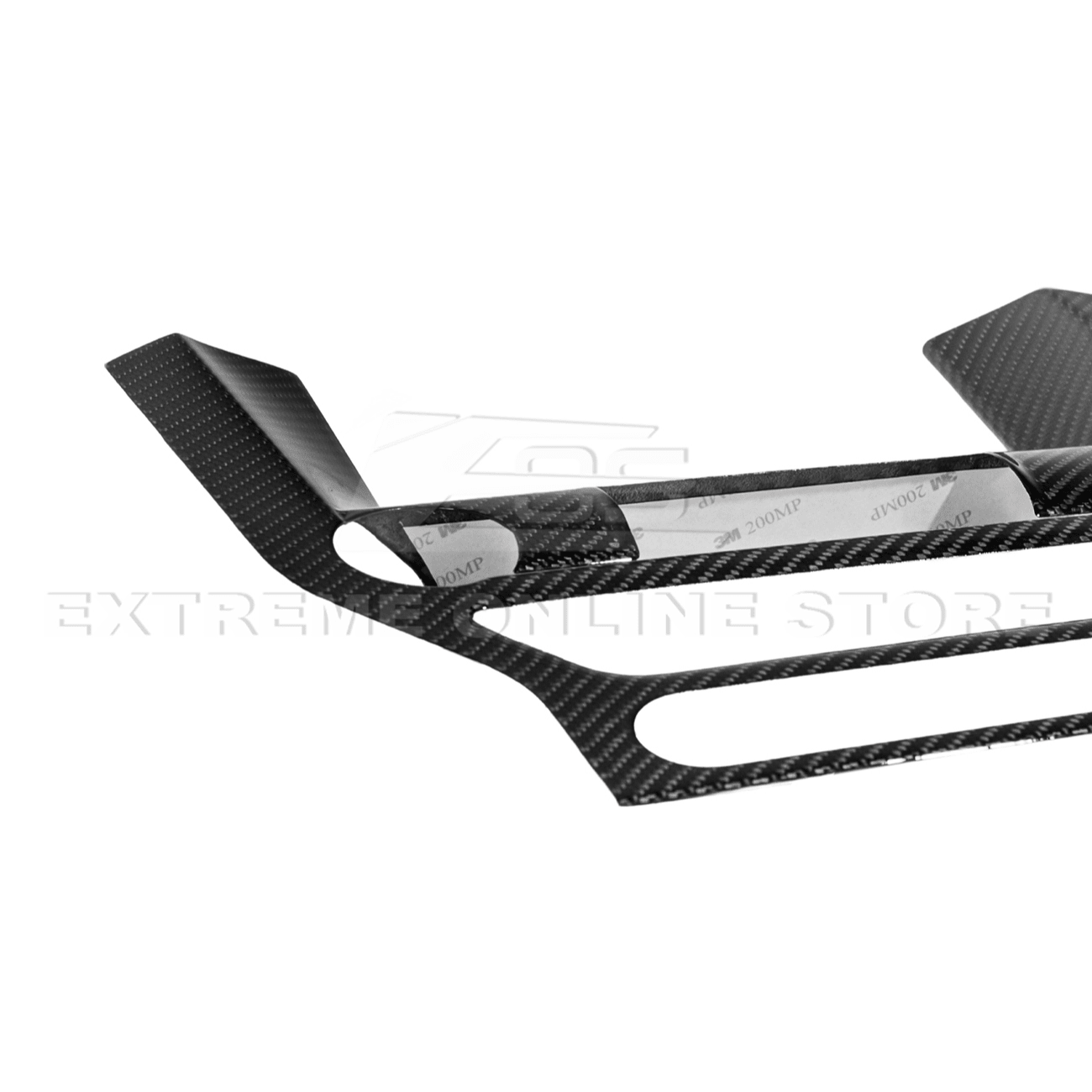 Ford Mustang S550 Factory Style Dry Carbon Fiber Center Console Control Panel Cover 2015-2023