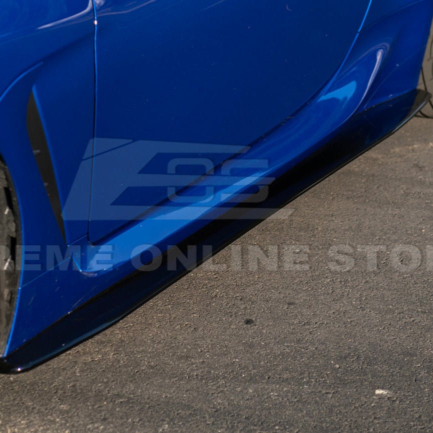 Subaru BRZ ZD8 CS Style Matte Gloss Black Front Splitter Side Skirts Kit 2022-Up