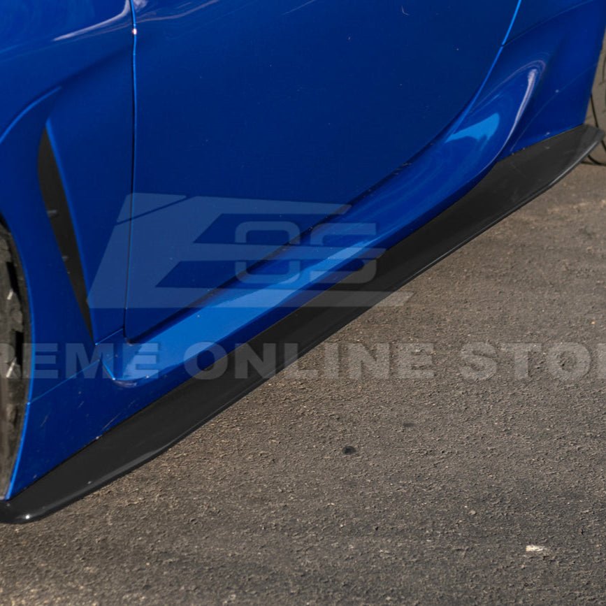 Subaru BRZ ZD8 CS Style Matte Gloss Black Front Splitter Side Skirts Kit 2022-Up