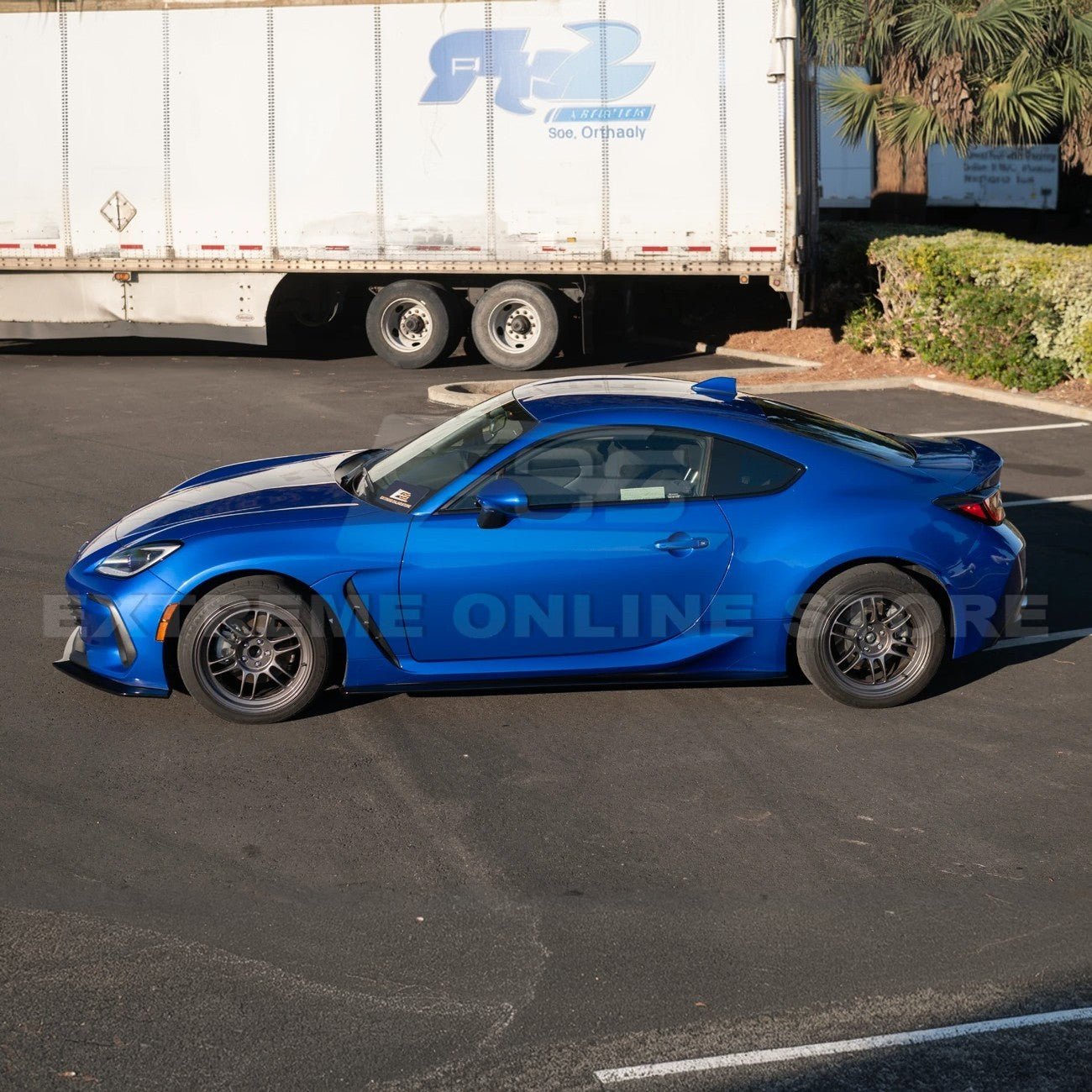 Subaru BRZ ZD8 CS Style Matte Gloss Black Front Splitter Side Skirts Kit 2022-Up
