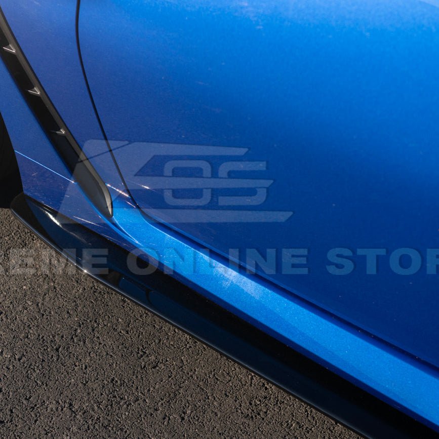 Subaru BRZ ZD8 CS Style Matte Gloss Black Front Splitter Side Skirts Kit 2022-Up