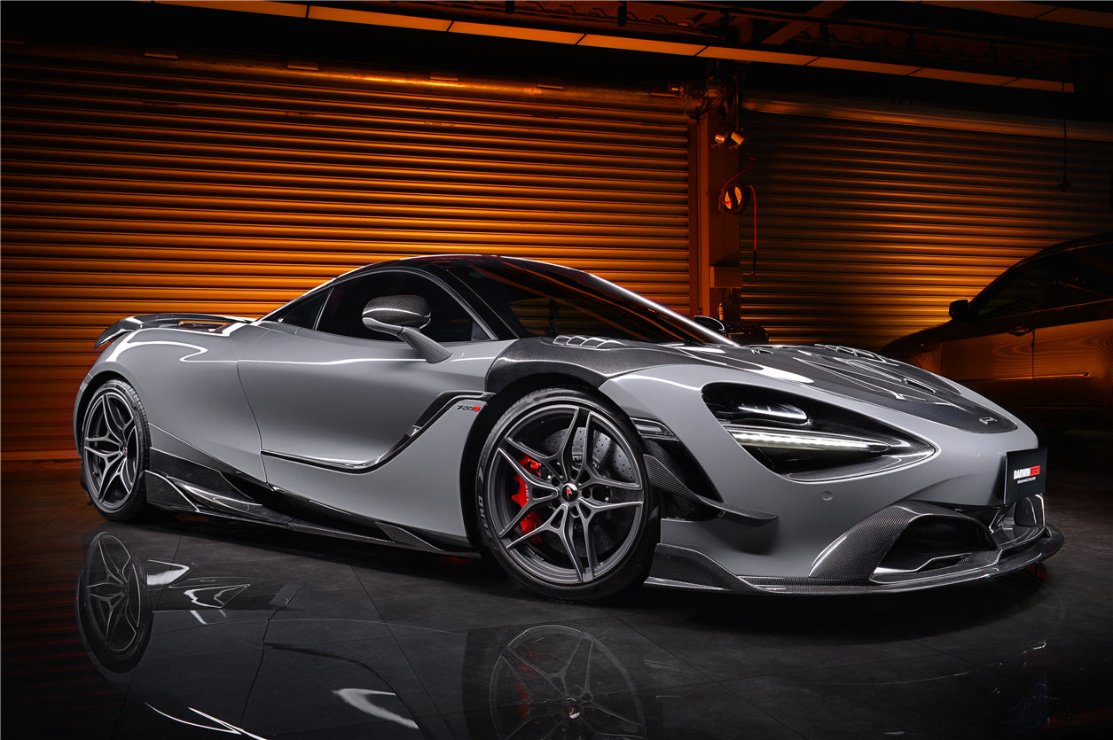 2017 - 2021 McLaren 720s Se²NWB Style Carbon Fiber Side Door Trims