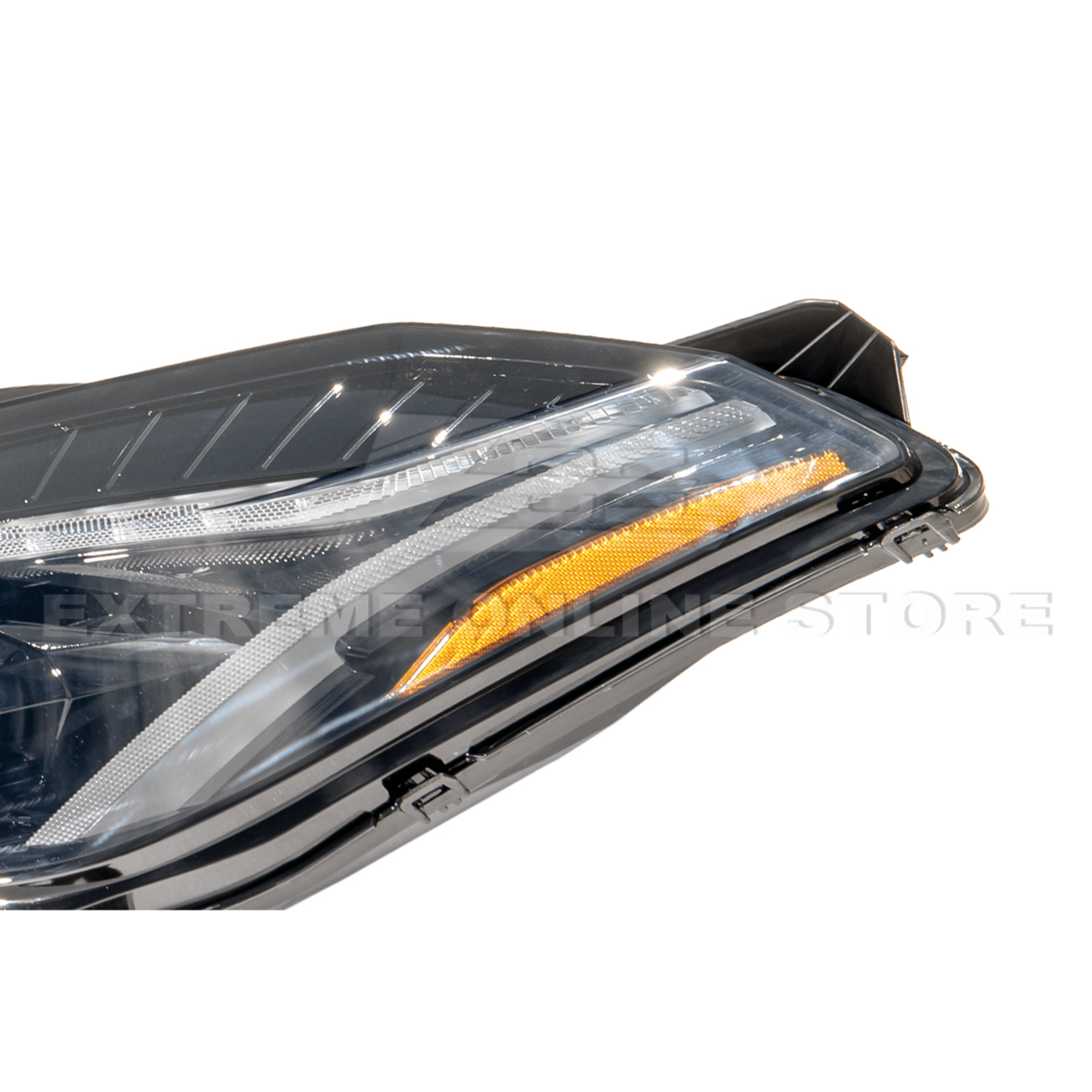 Chevrolet Corvette C7 C8 Style Smoke LED Sequential Headlights 2014-2019