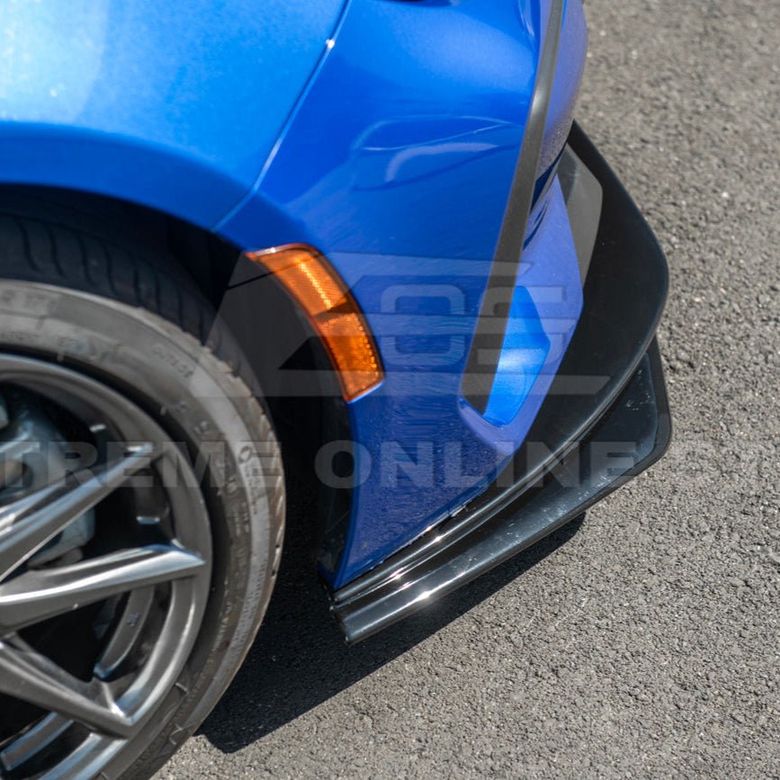 Subaru BRZ Artisan Spirit Style Matte Gloss Black Front Splitter Side Skirts Aero Kit 2022-Up