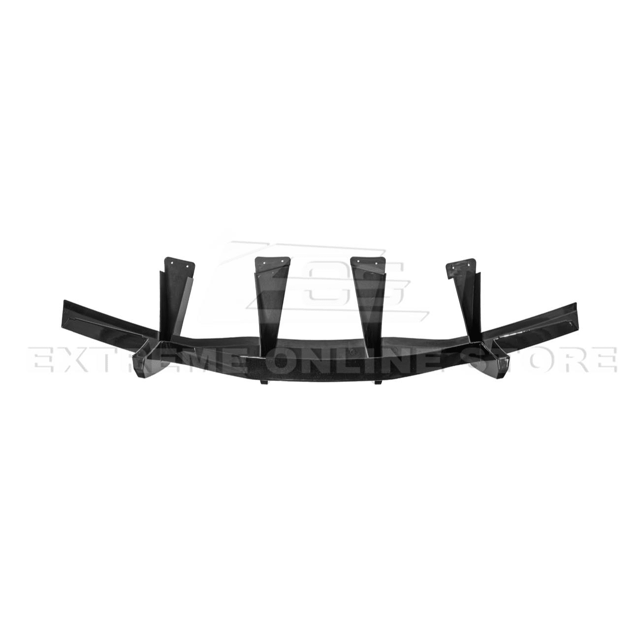 Chevrolet Corvette C8 EOS Performance Style Gloss Black Rear Bumper Add-On Diffuser Lip 2020-Up