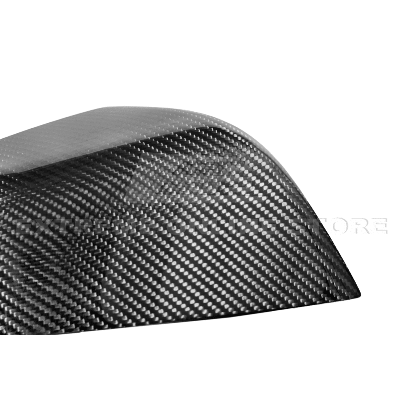 Tesla Model 3 Dry Carbon Fiber Tape On Side Mirror Cap Covers Pair 2024-Up