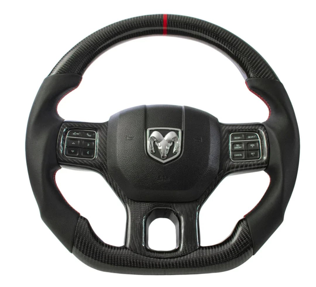 Dodge Ram DT DS Custom Carbon Fiber Steering Wheel 2009-Up