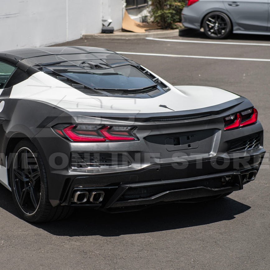 Chevrolet Corvette C8 Stingray Z06 Style Rear Bumper Spoiler Conversion Kit 2020-Up