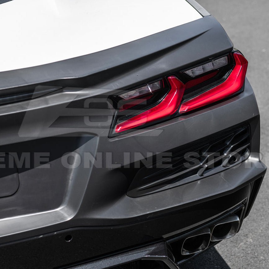 Chevrolet Corvette C8 Stingray Z06 Style Rear Bumper Spoiler Conversion Kit 2020-Up