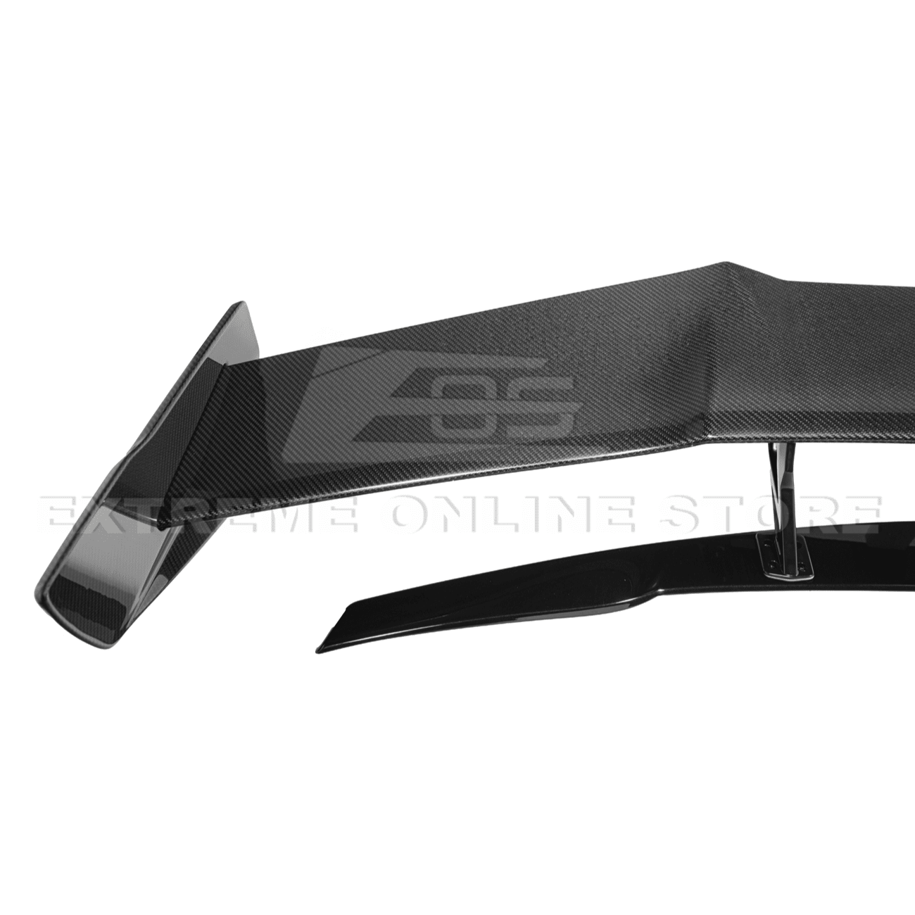 Chevrolet Corvette C7 ZR1 ZTK Style Extended Carbon Fiber Rear Wing Spoiler Kit 2014-2019