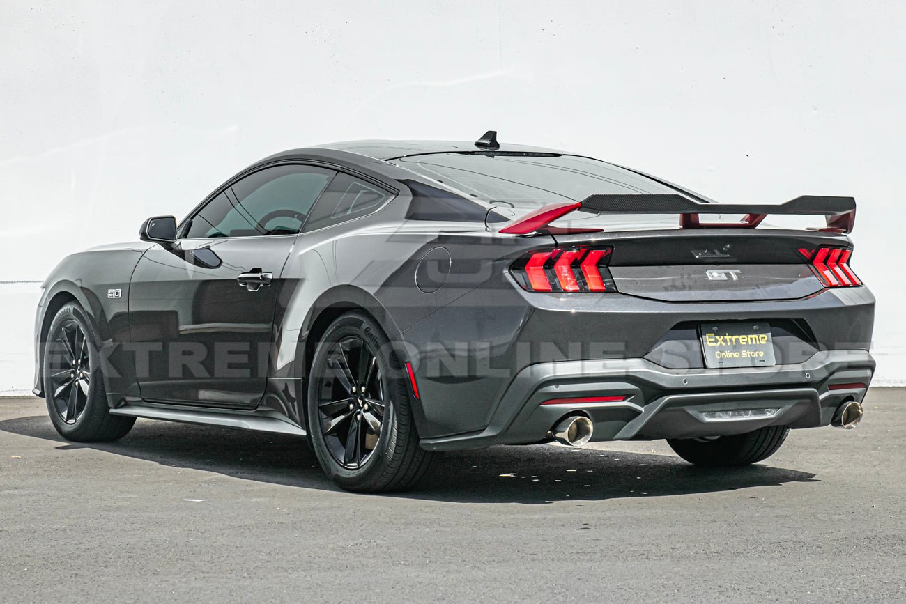 Ford Mustang S650 GT Performance Style Carbon Fiber Rear Gurney Flap Spoiler 2024-2025