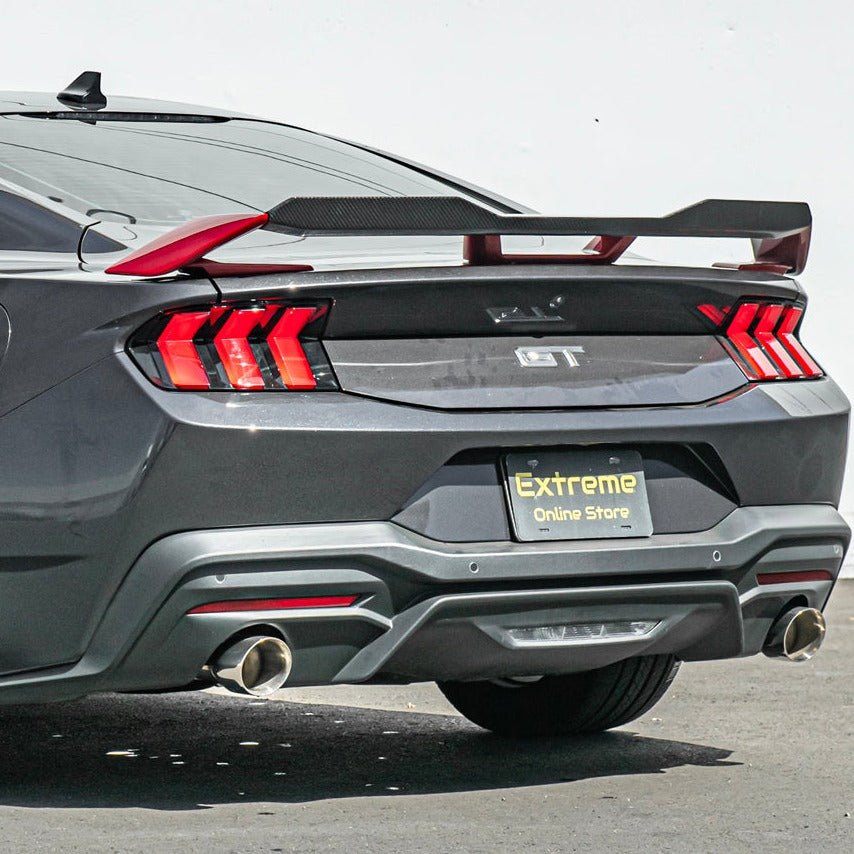 Ford Mustang S650 GT Performance Style Carbon Fiber Rear Gurney Flap Spoiler 2024-2025