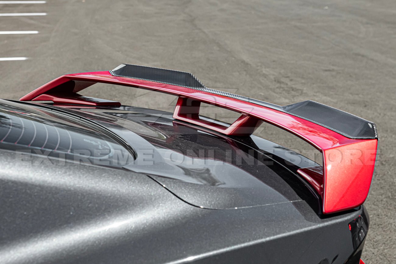 Ford Mustang S650 GT Performance Style Carbon Fiber Rear Gurney Flap Spoiler 2024-2025