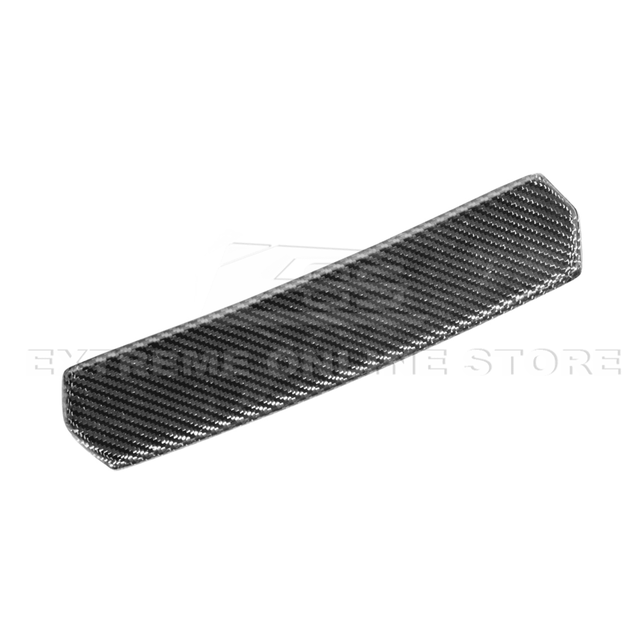 Mustang S650 Dry Carbon Fiber Rear Bumper Spoiler Applique Hole Cover 2024-Up