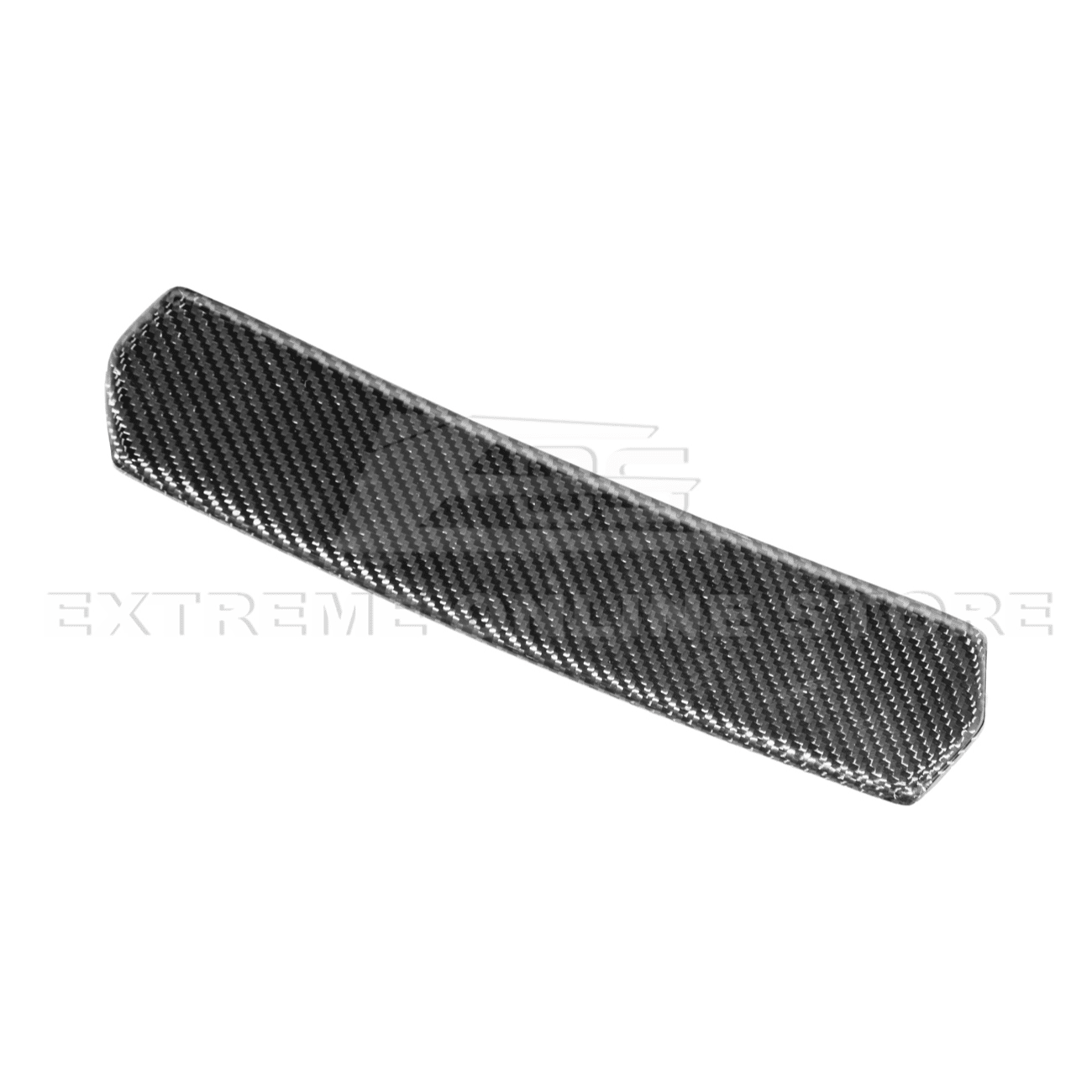 Mustang S650 Dry Carbon Fiber Rear Bumper Spoiler Applique Hole Cover 2024-Up