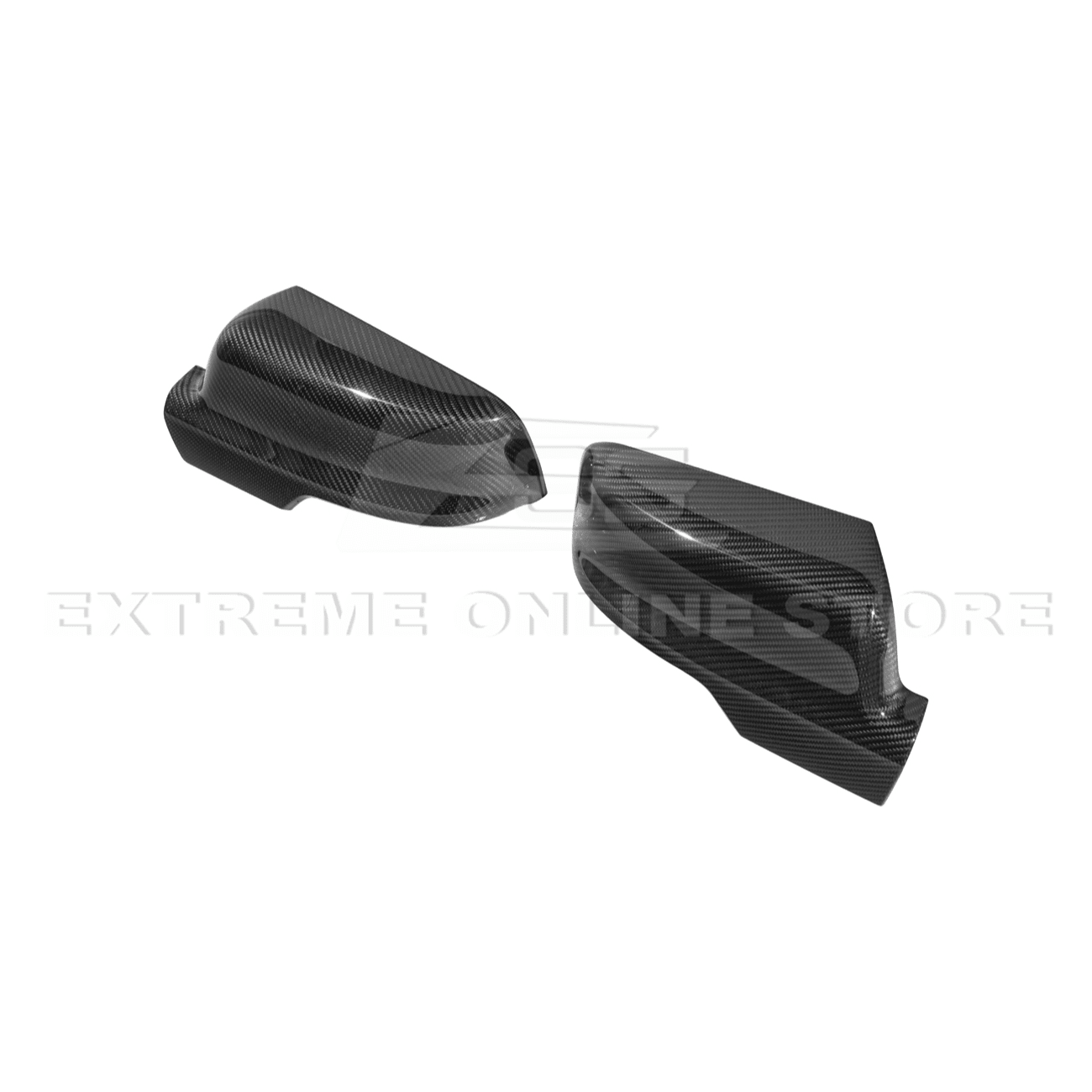 Ram 1500 Dry Carbon Fiber Factory Style Side Mirror Cap Covers 2019-Up