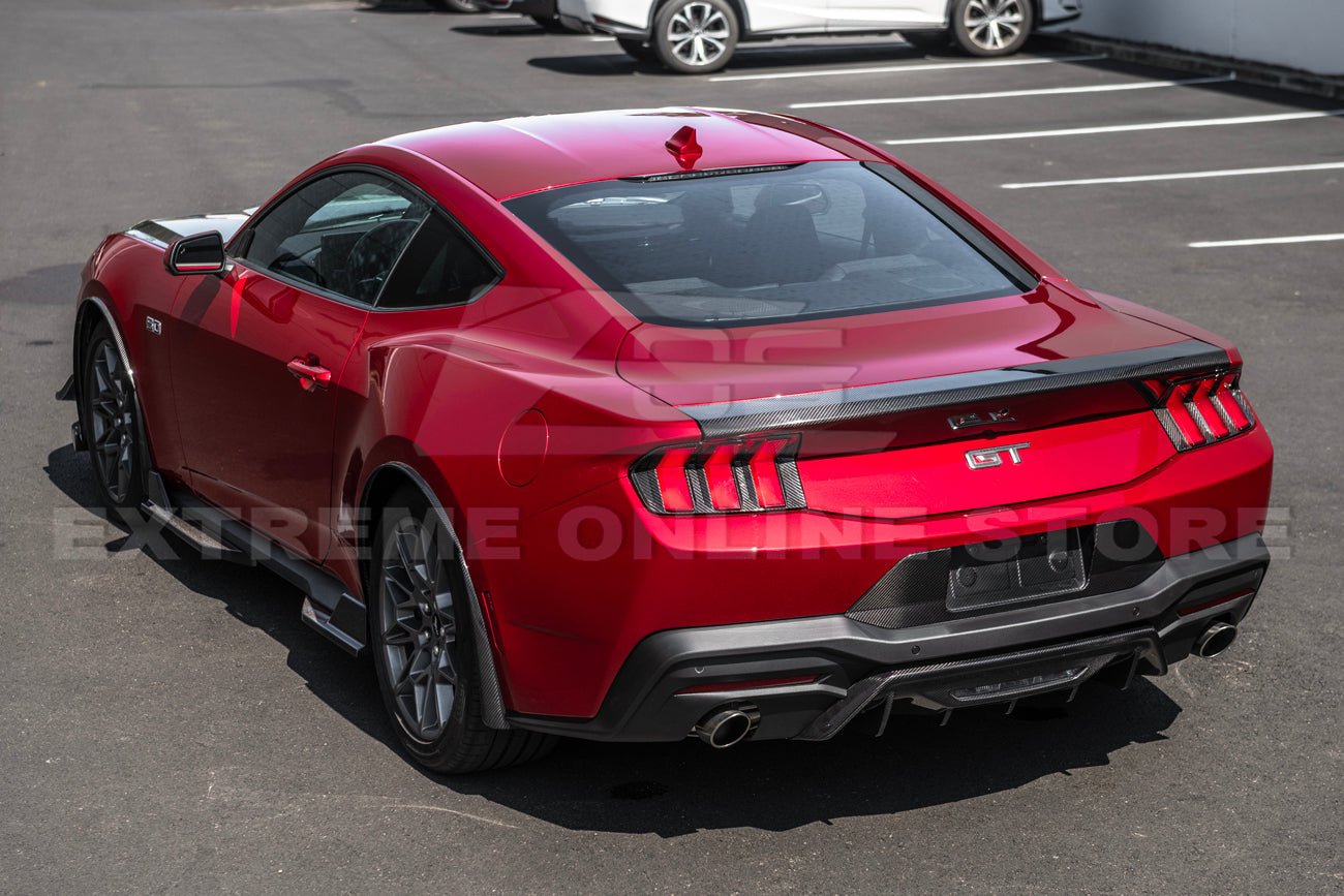 Ford Mustang S650 Carbon Fiber Rear Decklid Spoiler Panel 2024-Up
