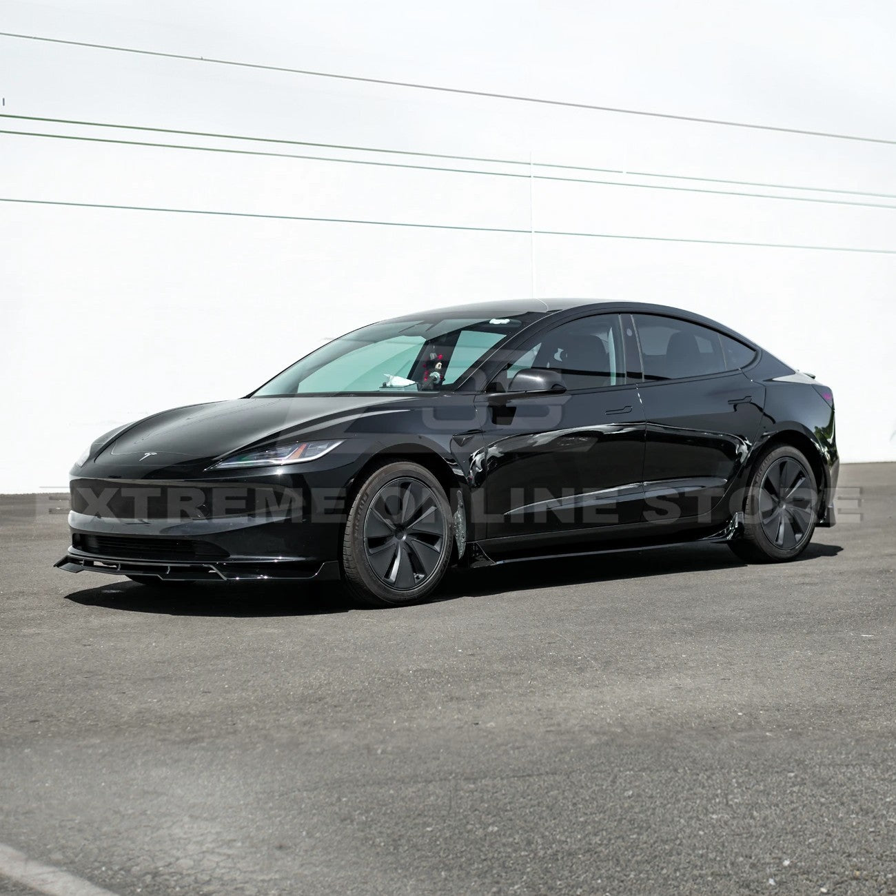 Tesla Model 3 Highland Performance Track Style Gloss Black Body Kit 2024-Up