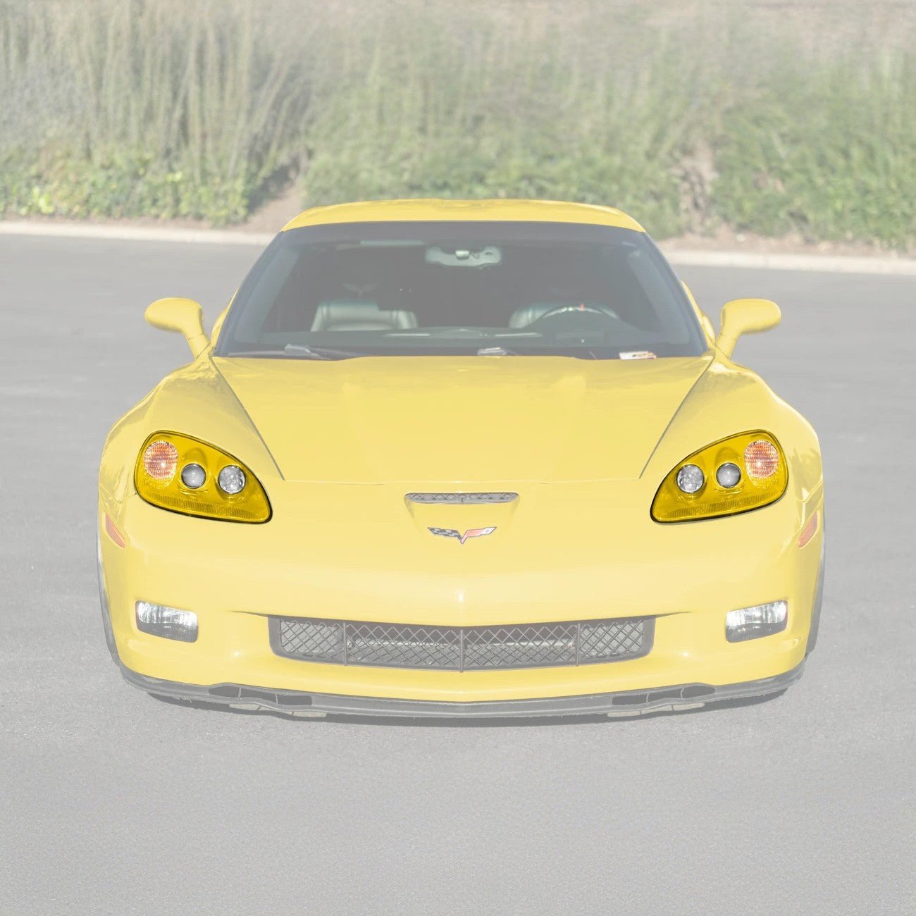 Chevrolet Corvette C6 OEM Style Clear Lens Painted Housing HID Headlights 2005-2013
