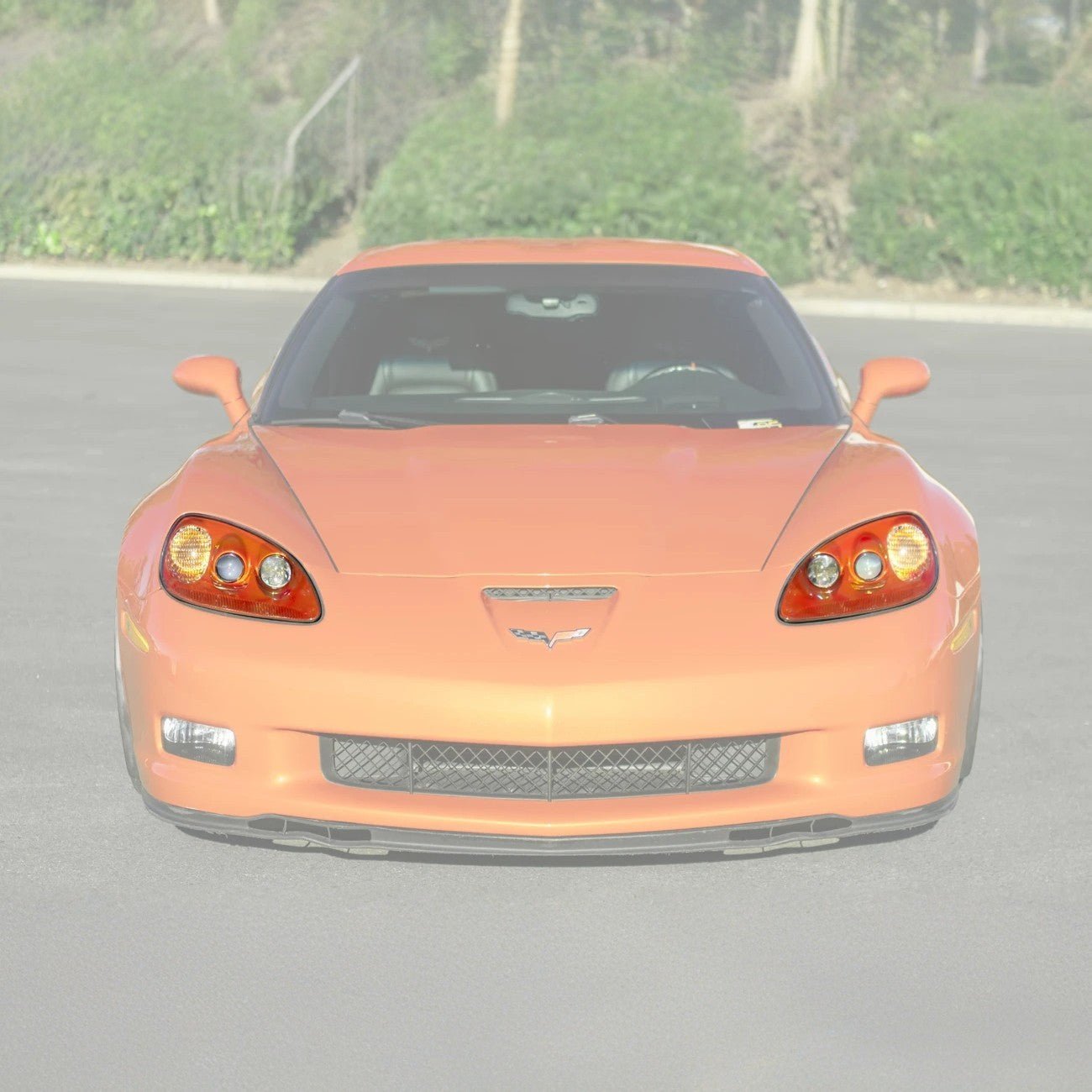 Chevrolet Corvette C6 OEM Style Clear Lens Painted Housing HID Headlights 2005-2013