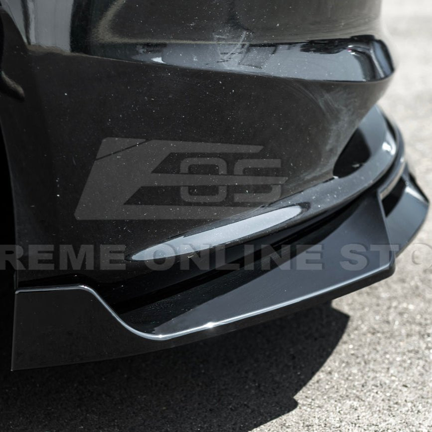 Tesla Model 3 Highland Performance Style Gloss Black Front Lip Splitter 2024-Up