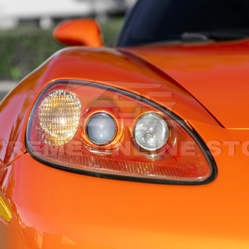 Chevrolet Corvette C6 OEM Style Clear Lens Painted Housing HID Headlights 2005-2013