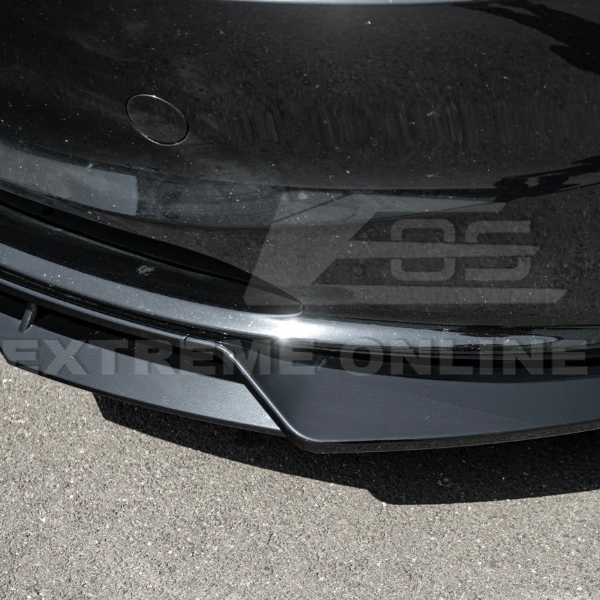Tesla Model 3 Highland Performance Style Gloss Black Front Lip Splitter 2024-Up