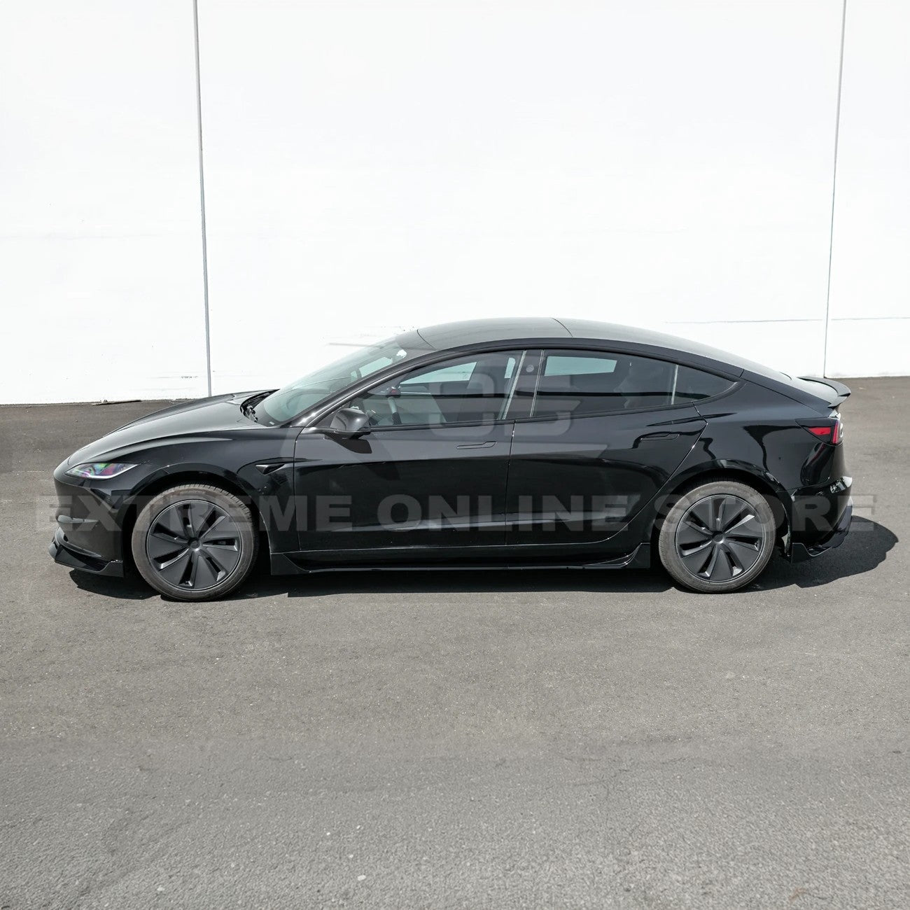 Tesla Model 3 Highland Performance Style Gloss Black Rear Trunk Wing Spoiler 2024-Up