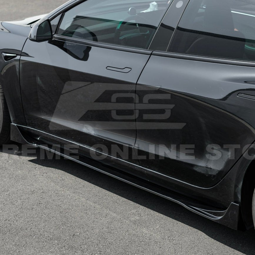 Tesla Model 3 Highland Performance Track Style Gloss Black Body Kit 2024-Up