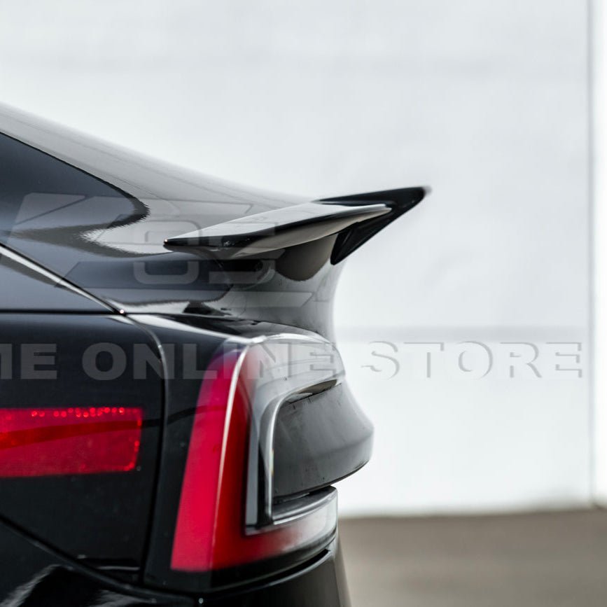 Tesla Model 3 Highland Performance Style Gloss Black Rear Trunk Wing Spoiler 2024-Up