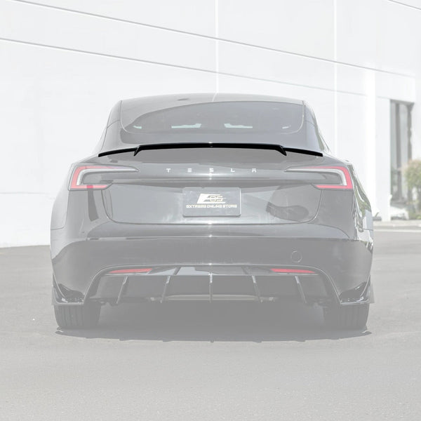 Tesla Model 3 Highland Performance Style Gloss Black Rear Trunk Wing S ...