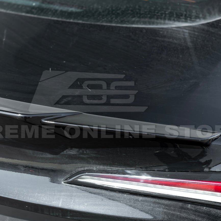 Tesla Model 3 Highland Performance Style Gloss Black Rear Trunk Wing Spoiler 2024-Up
