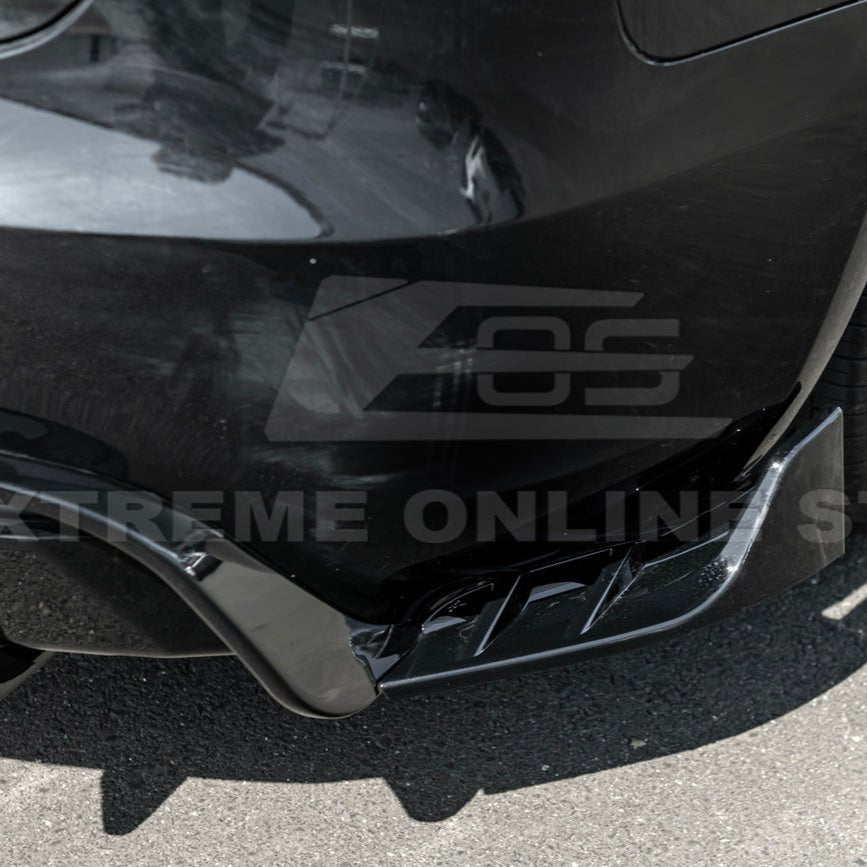 Tesla Model 3 Highland Performance Style Gloss Black Rear Bumper Diffuser Lip 2024-Up