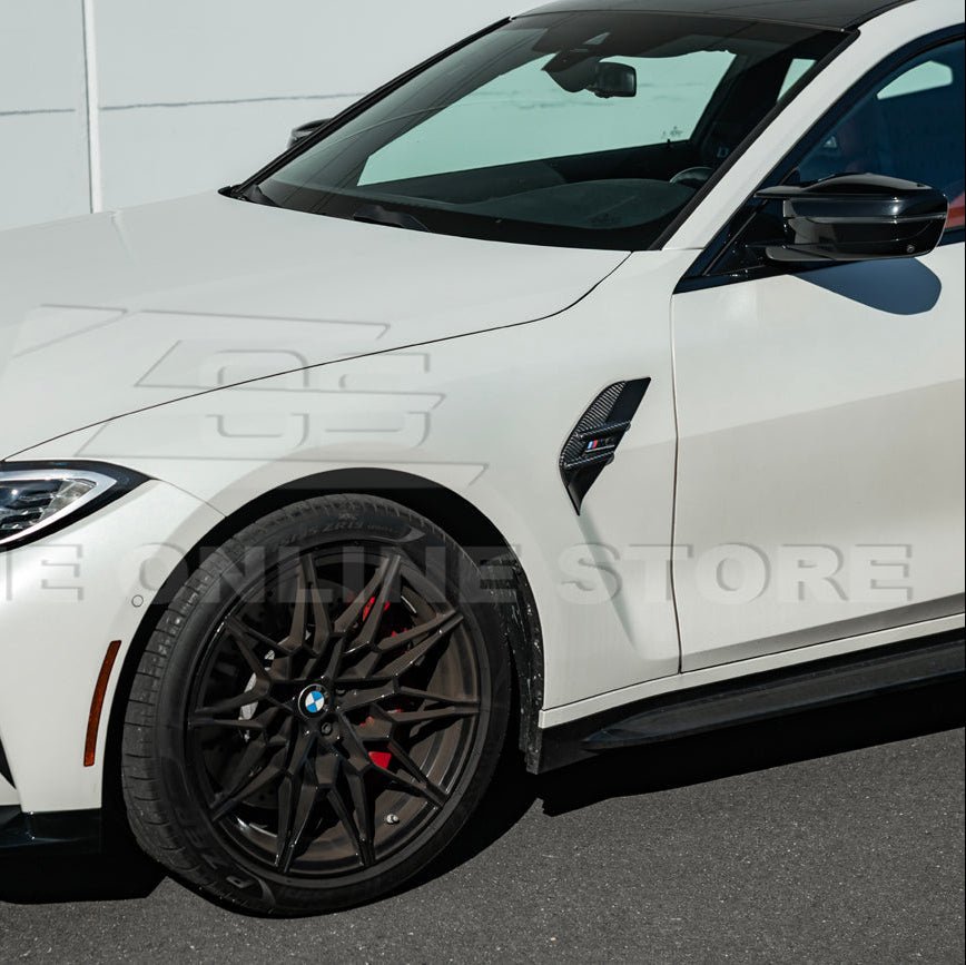BMW G82 G83 M4 Carbon Fiber Fender Vent Covers 2021–Present