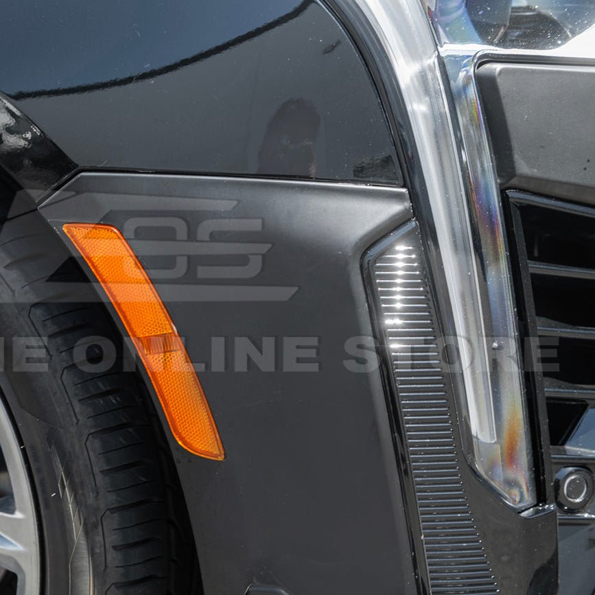 Cadillac CT4 CT4-V Blackwing Style Primed Black Front Bumper Conversion Kit 2020-Up
