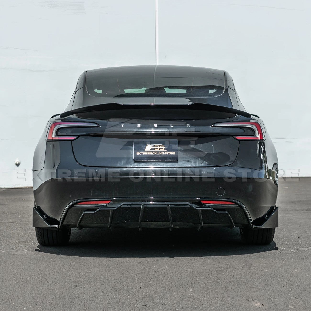 Tesla Model 3 Highland Track Style Gloss Black Full Body Kit 2024-Up