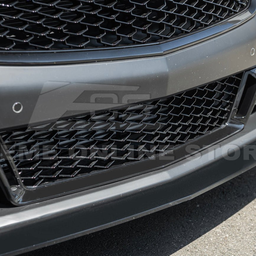 Cadillac CT4 CT4-V Blackwing Style Primed Black Front Bumper Conversion Kit 2020-Up