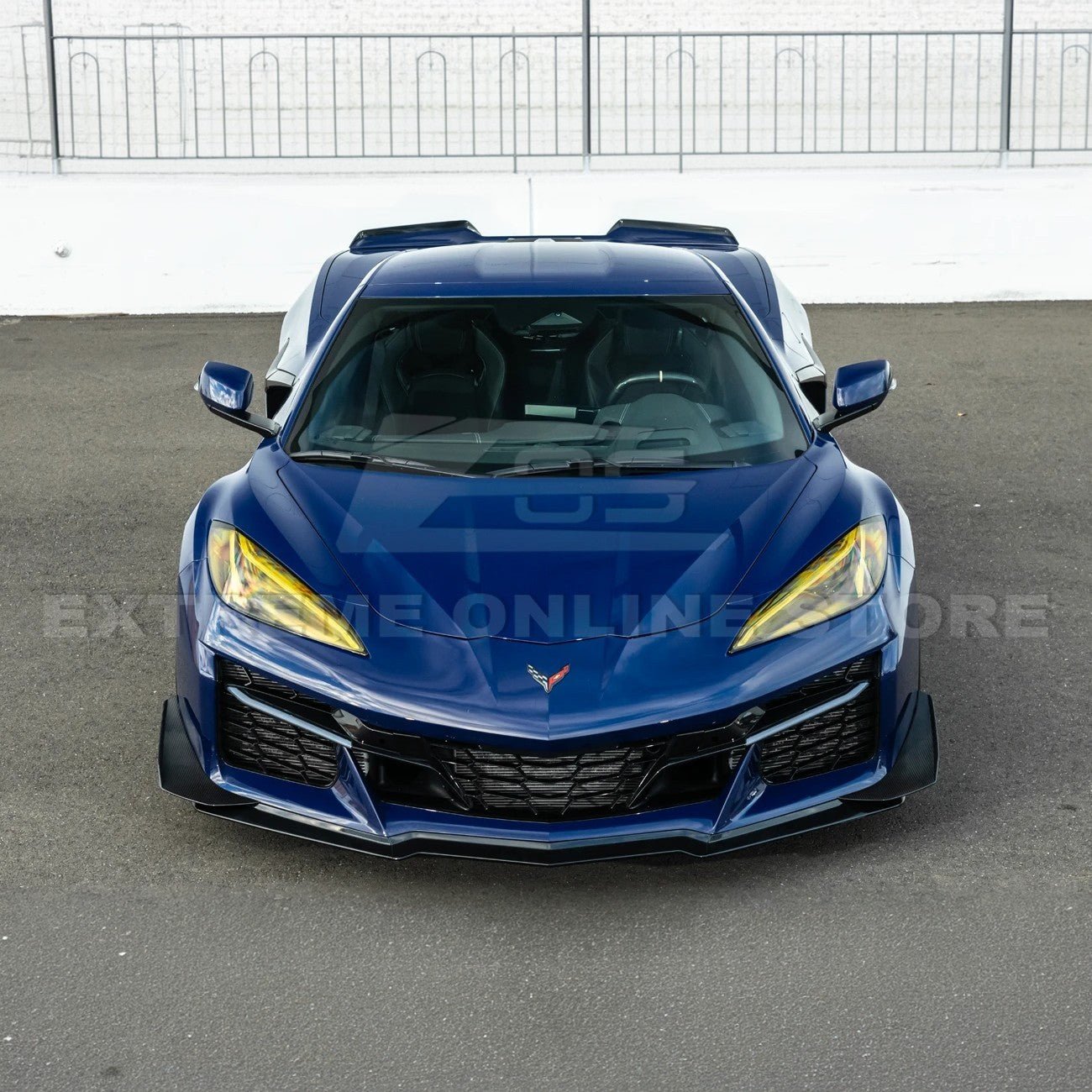 Chevrolet Corvette C8 Z06 Factory Style Carbon Fiber Front Grille Insert 2023-Up
