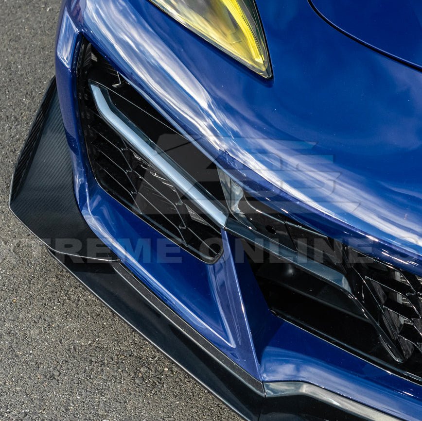Chevrolet Corvette C8 Z06 Factory Style Carbon Fiber Front Grille Insert 2023-Up