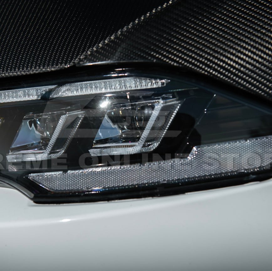 Ford Mustang S550 S650 Style LED Projector Headlights Sequential DRL 2018–2023